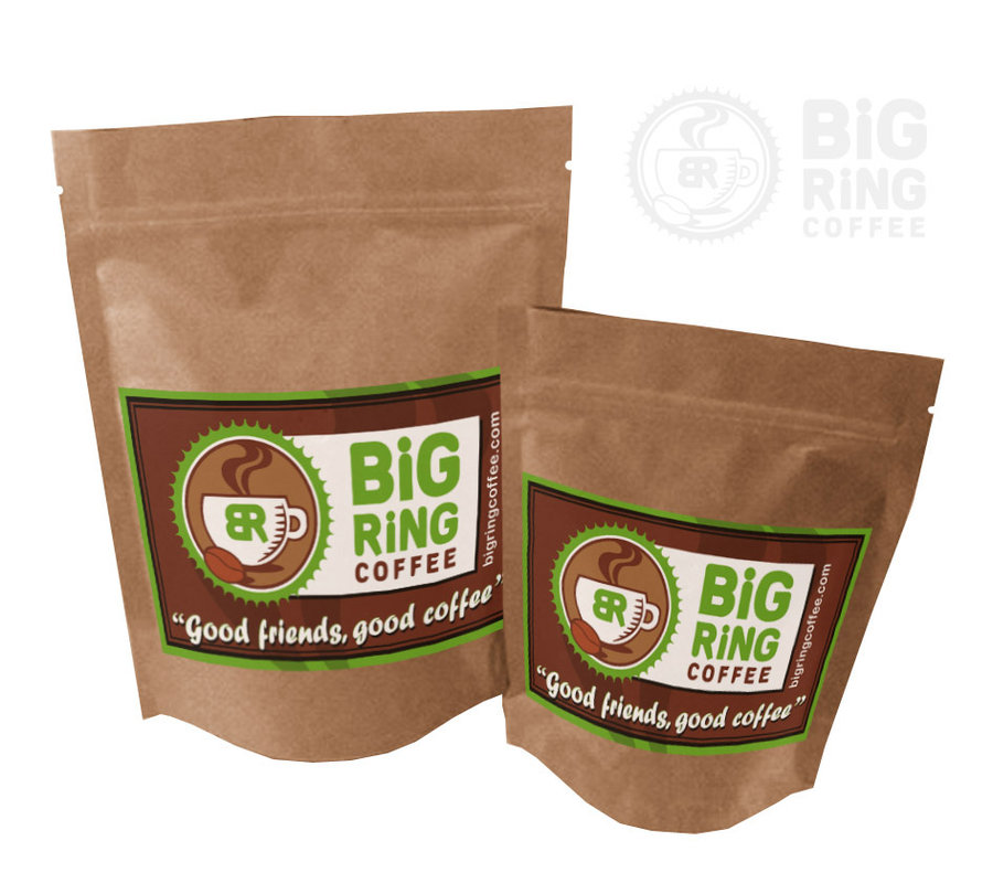 Coffee Bag with Kraft paper laminated 