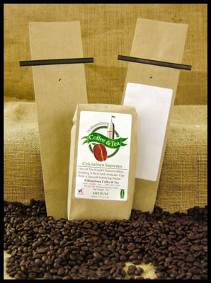 Coffee Bag with Tin Tie